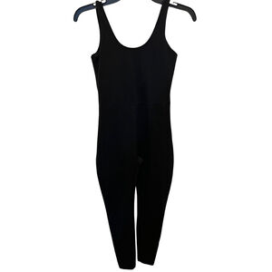 Smash + Tess Black Jumpsuit Romper Size XL stretchy fitted fall cozy soft